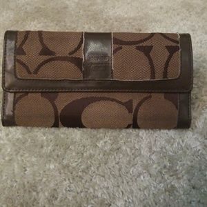 Coach Chocolate Brown Wallet
