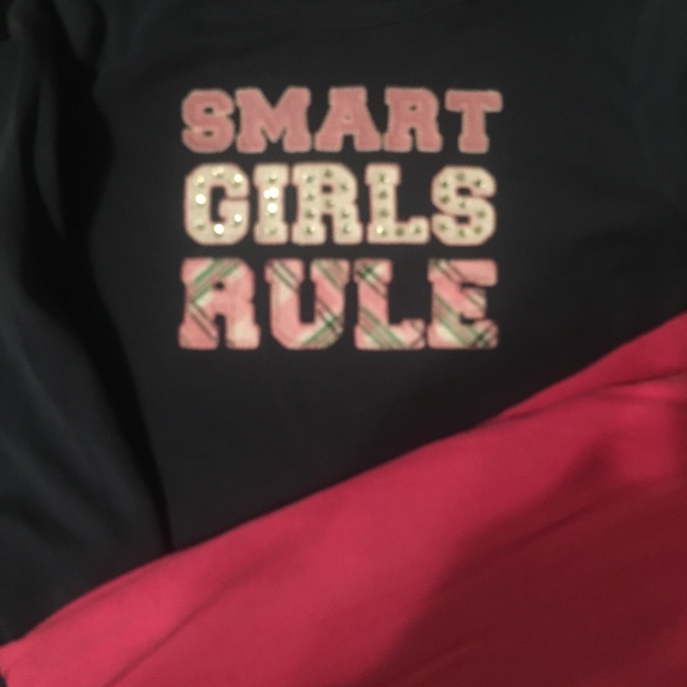 Gymboree Smart Girls Rule/pink leggings