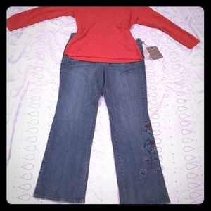 Beautiful Z. Cavaricci Beaded Jeans