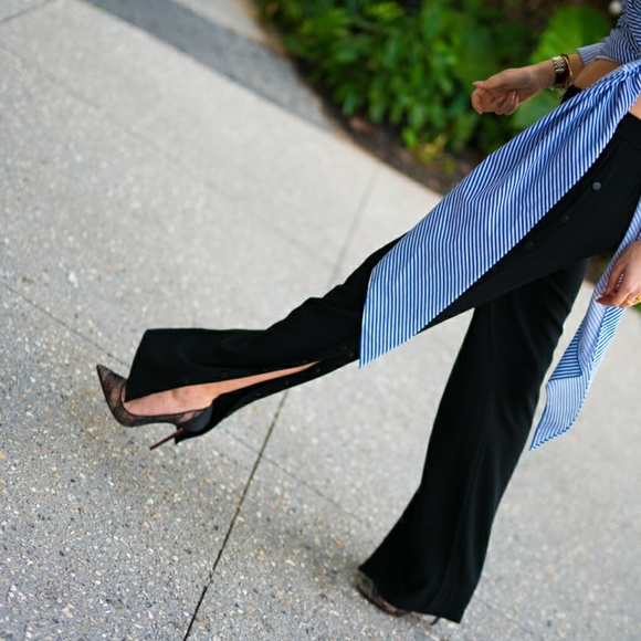 xxSOLDxx Tibi Snap on Track Crepe Pants $395+ - Picture 2 of 8
