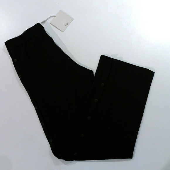 xxSOLDxx Tibi Snap on Track Crepe Pants $395+ - Picture 4 of 8