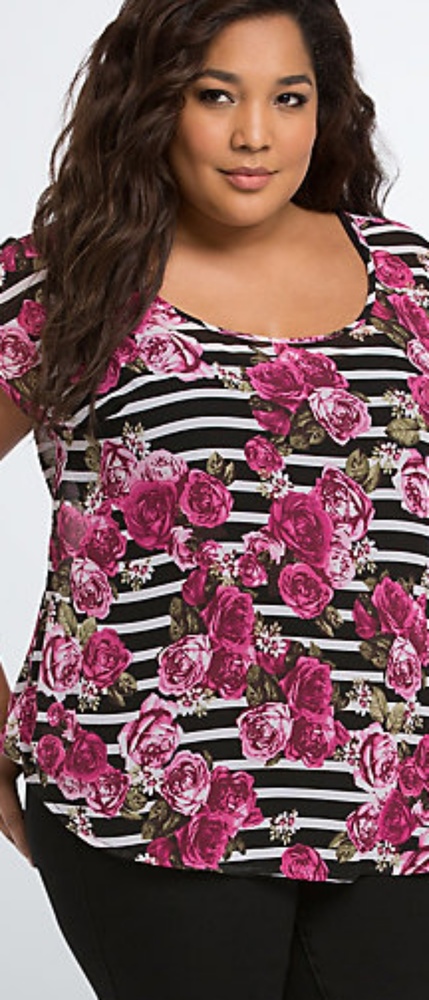 Enlarge

Striped Rose Button Back Top