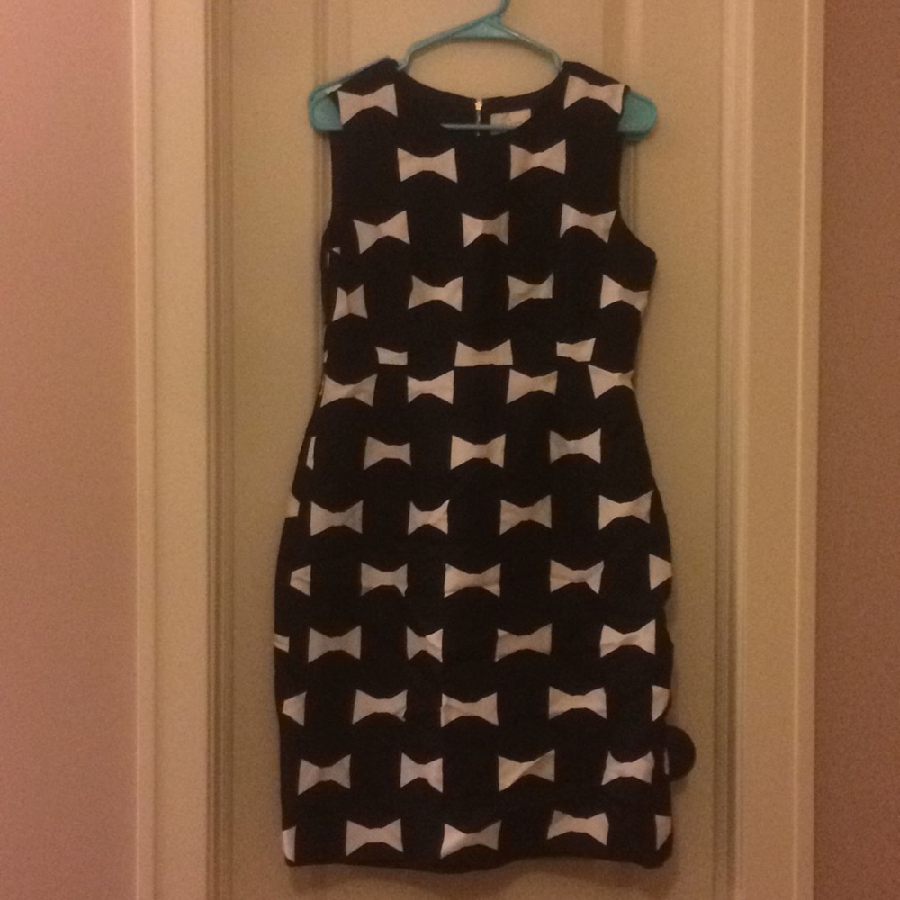 NWT Kate Spade Bow Cora Black Party Dress 10 M