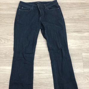 Ann Taylor Boot Cut Curvy Fit Dark Wash Jeans