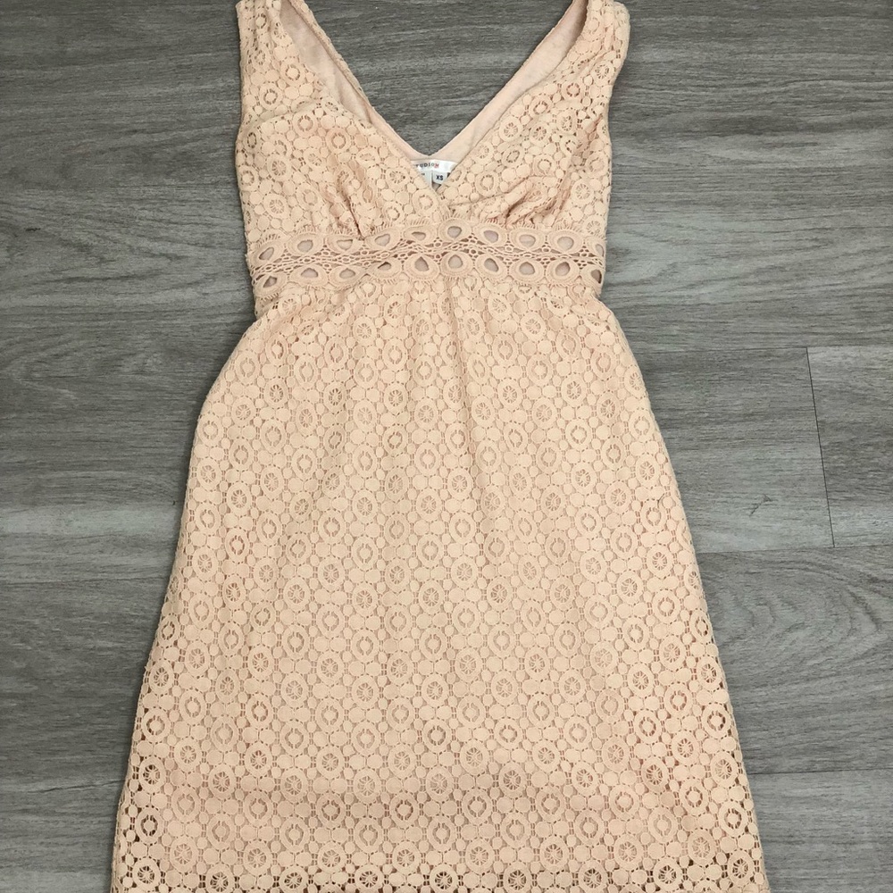 Studio M Cream Colored Lace Short Dress size XS