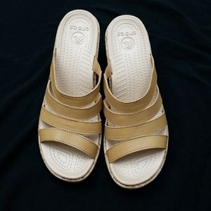 Crocs A-Leigh wedge sandals