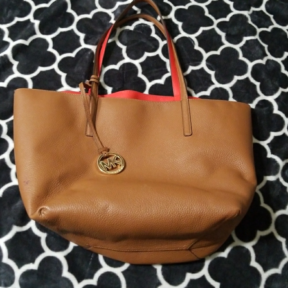 Michael Kors reversible leather tote