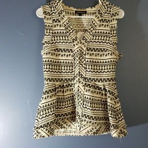 Banana Republic patterned peplum too