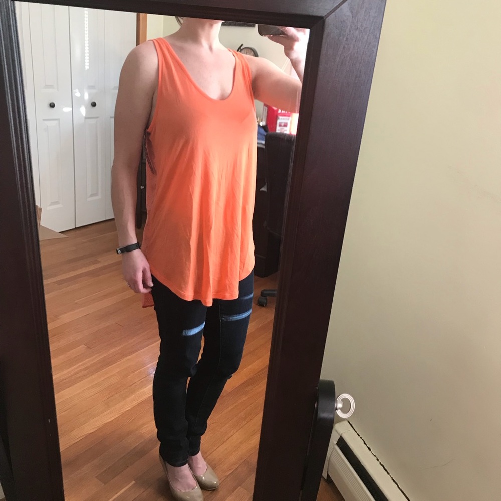 NWT Orange Tank Top