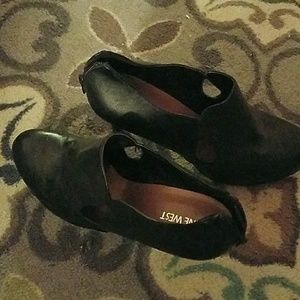 Nine west comfy G leather heels