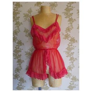 Red hot Vintage Sexy Lingerie Camisol