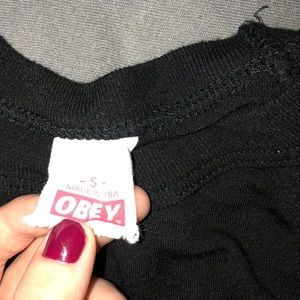 Obey 3/4 sleeve shirt