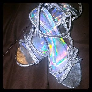 Girls Rhinestone heels