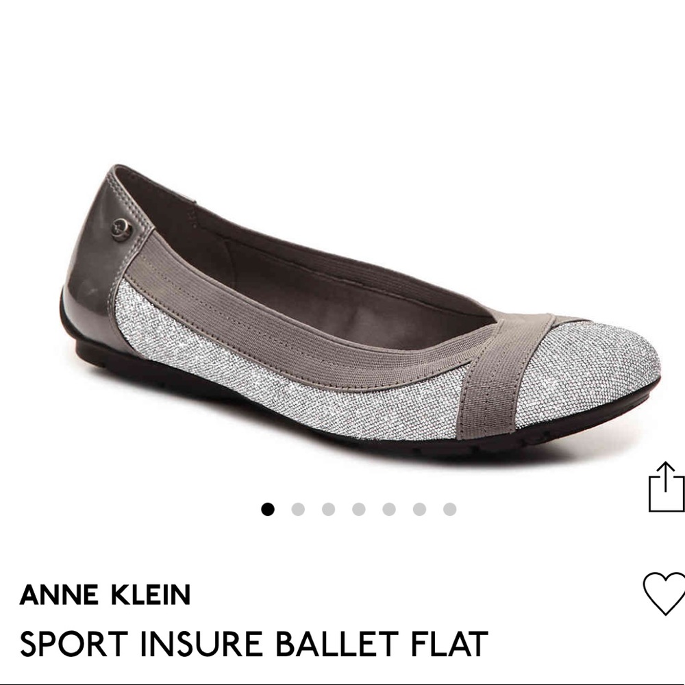 Anne Kleine Sport Insure Ballet flat silver