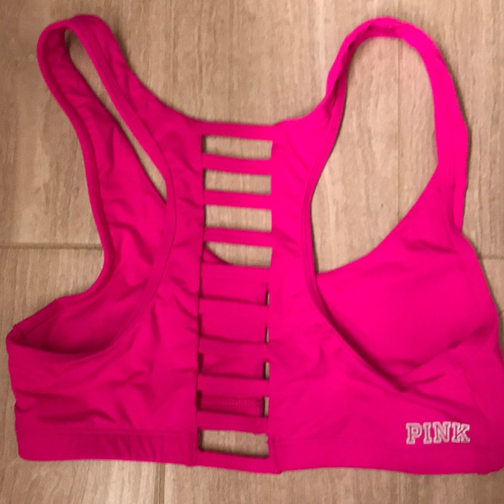 Hot Pink PINK Sports Bra