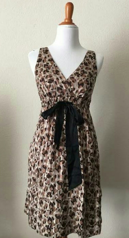 Bcbg maxazria leopard dress 10