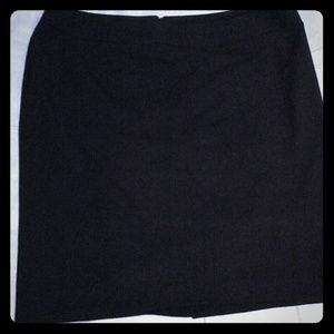 Lane Bryant navy blue pencil skirt