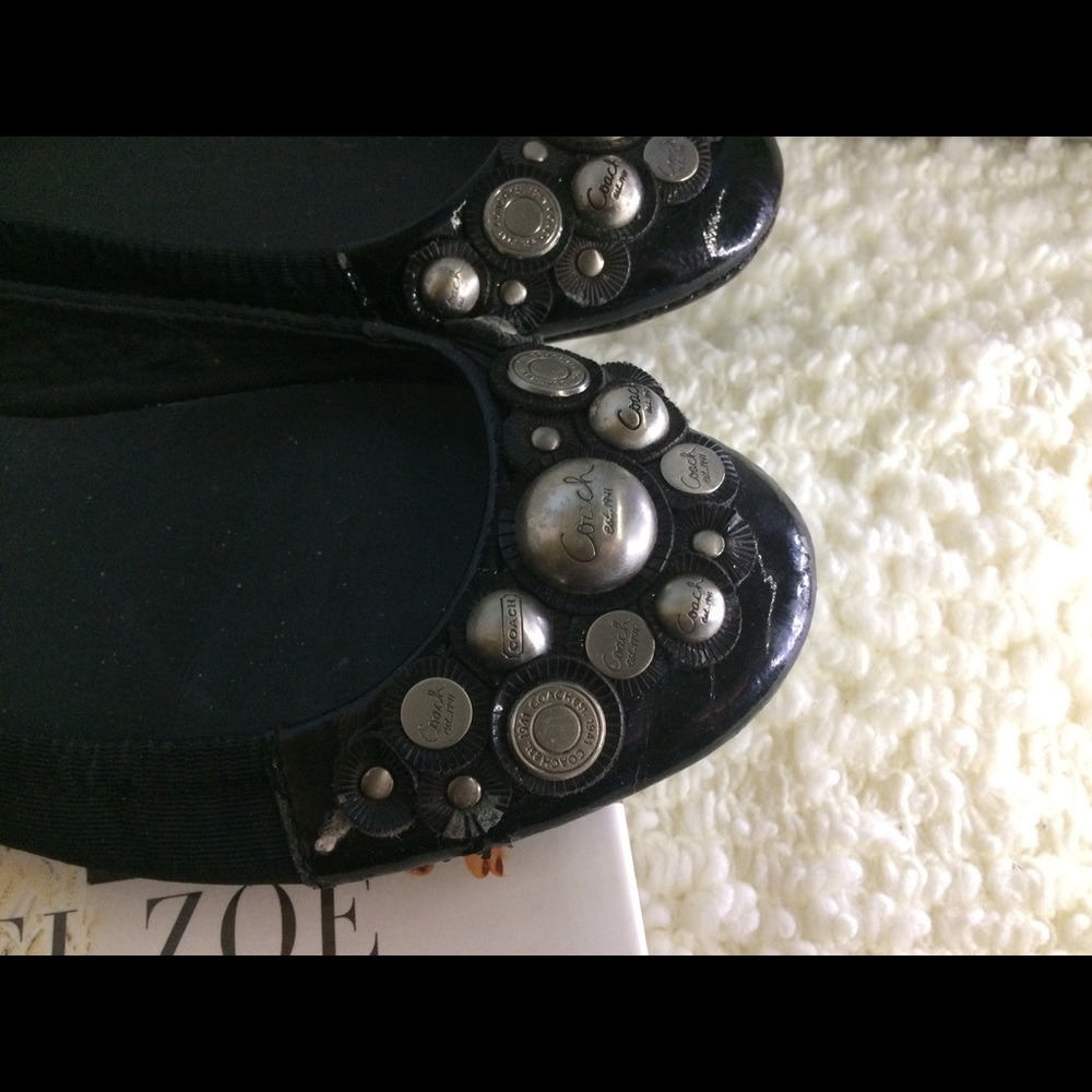 Coach flats, sz 8 - Picture 2 of 6