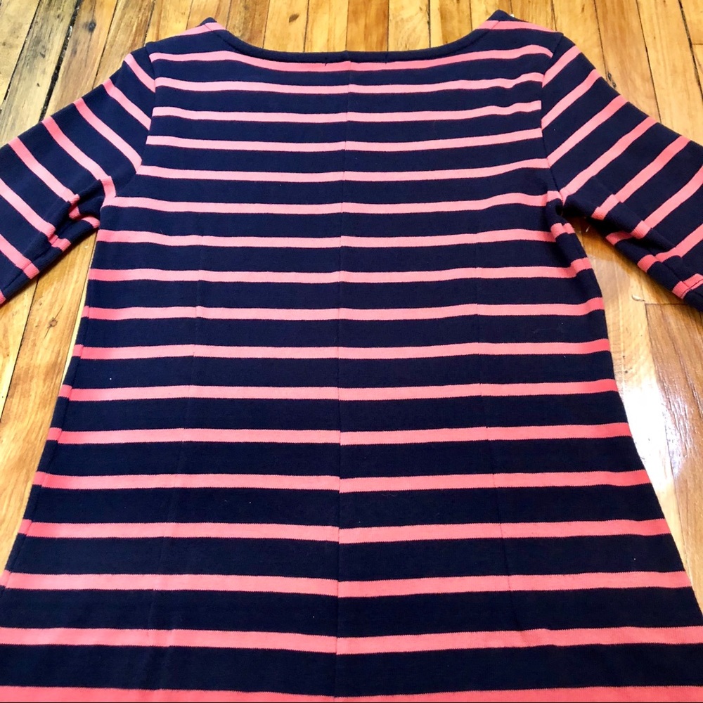 Gap Navy / Pink Striped Dress - Picture 5 of 7