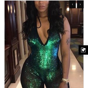 Sequined jumpsuit
