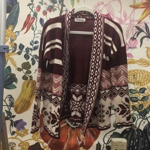 Cute and cozy patterned cardigan