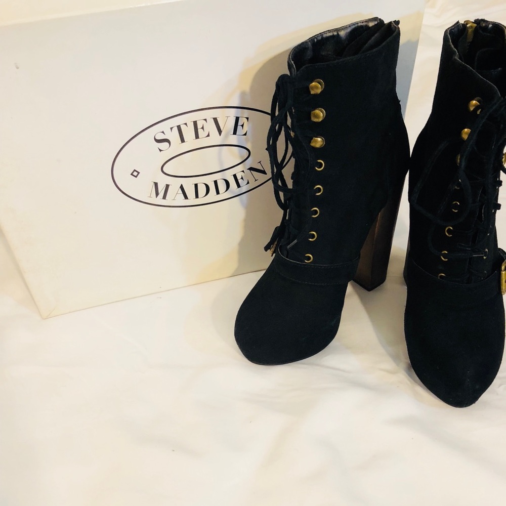 Steve Madden Carnaby - Black Suede