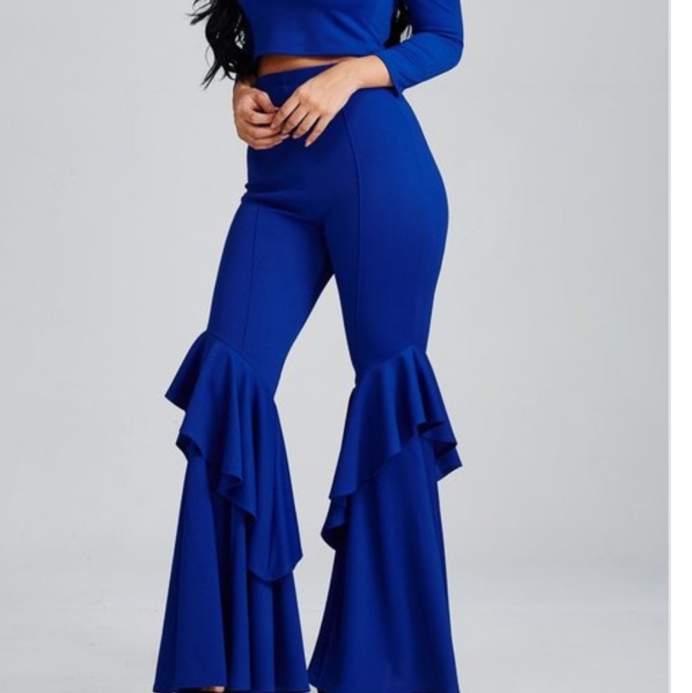 Ruffle Bottom Pants