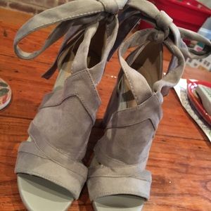 Taupe Strappy Heels