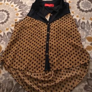 ZARA Large Blouse funky print