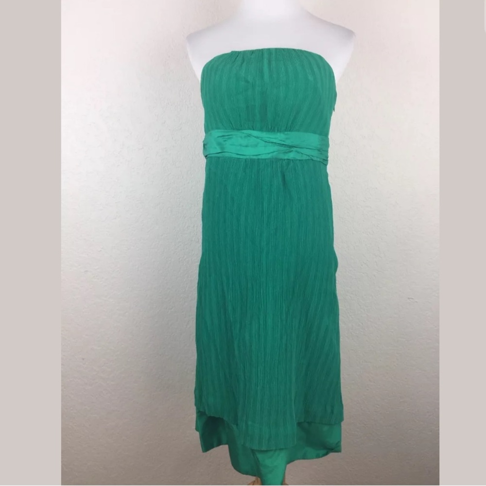 Moulinette souers finely furrowed  silk dress