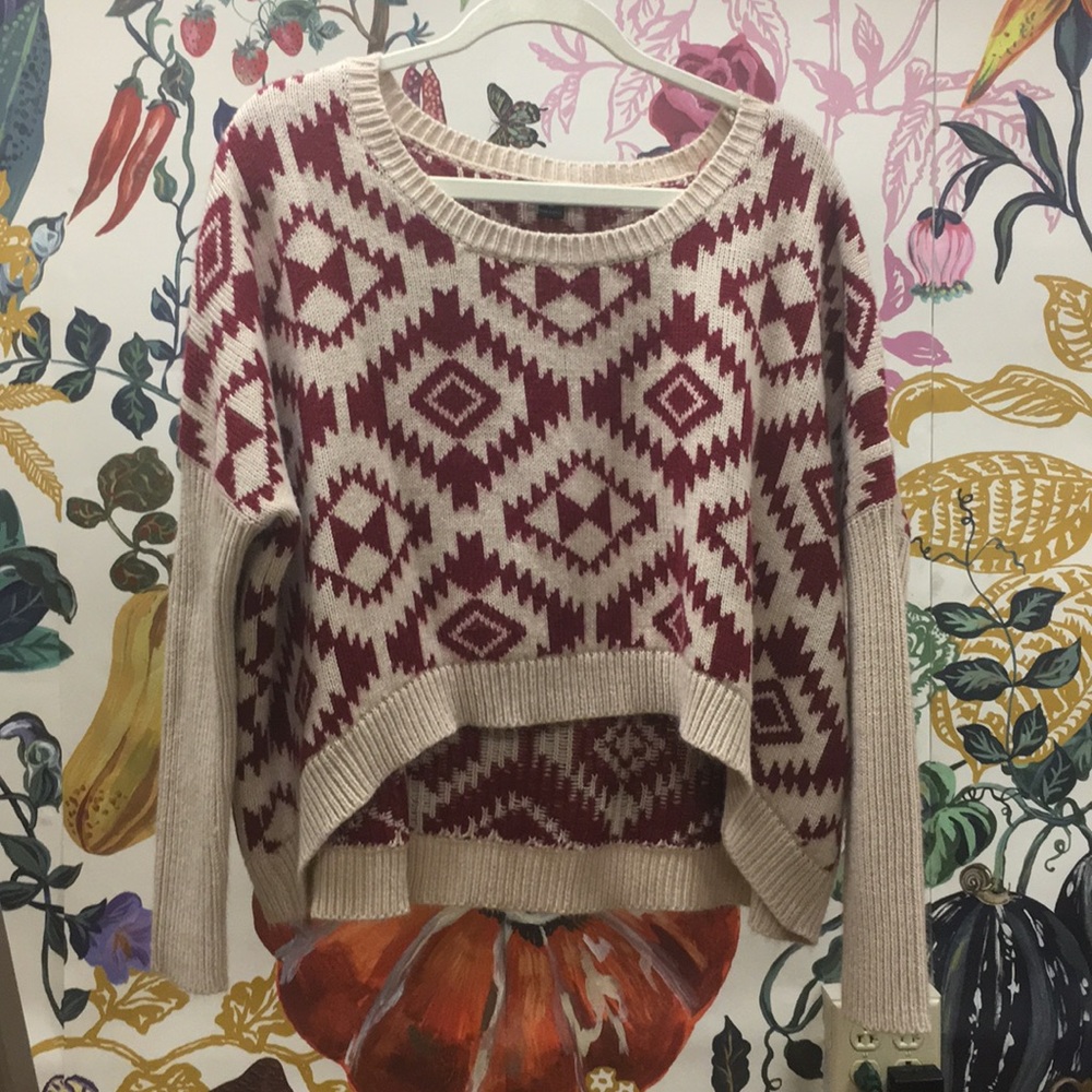 Patterned altar’d state sweater