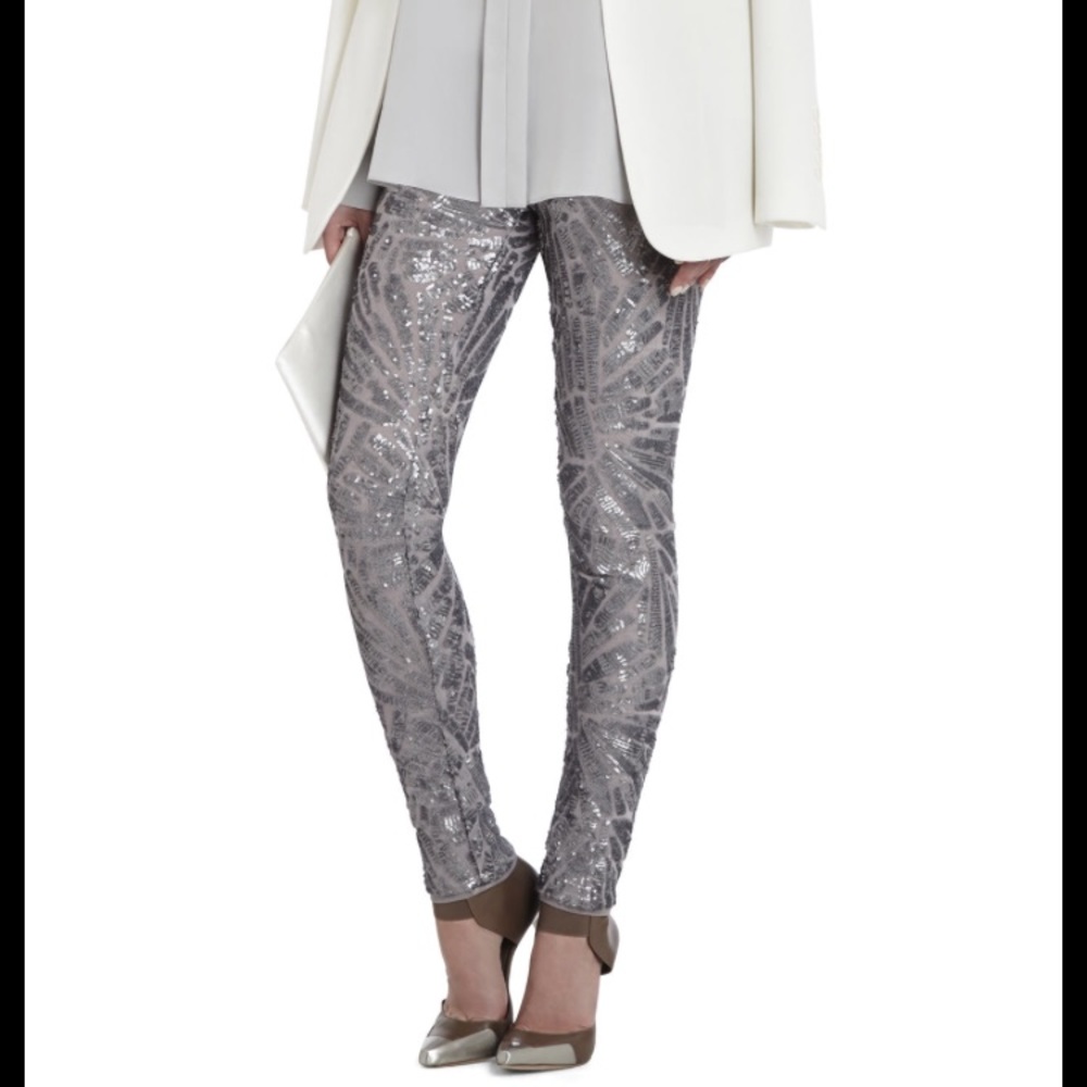NWT Bcbgmaxazria “Selby” Sequins leggings pants