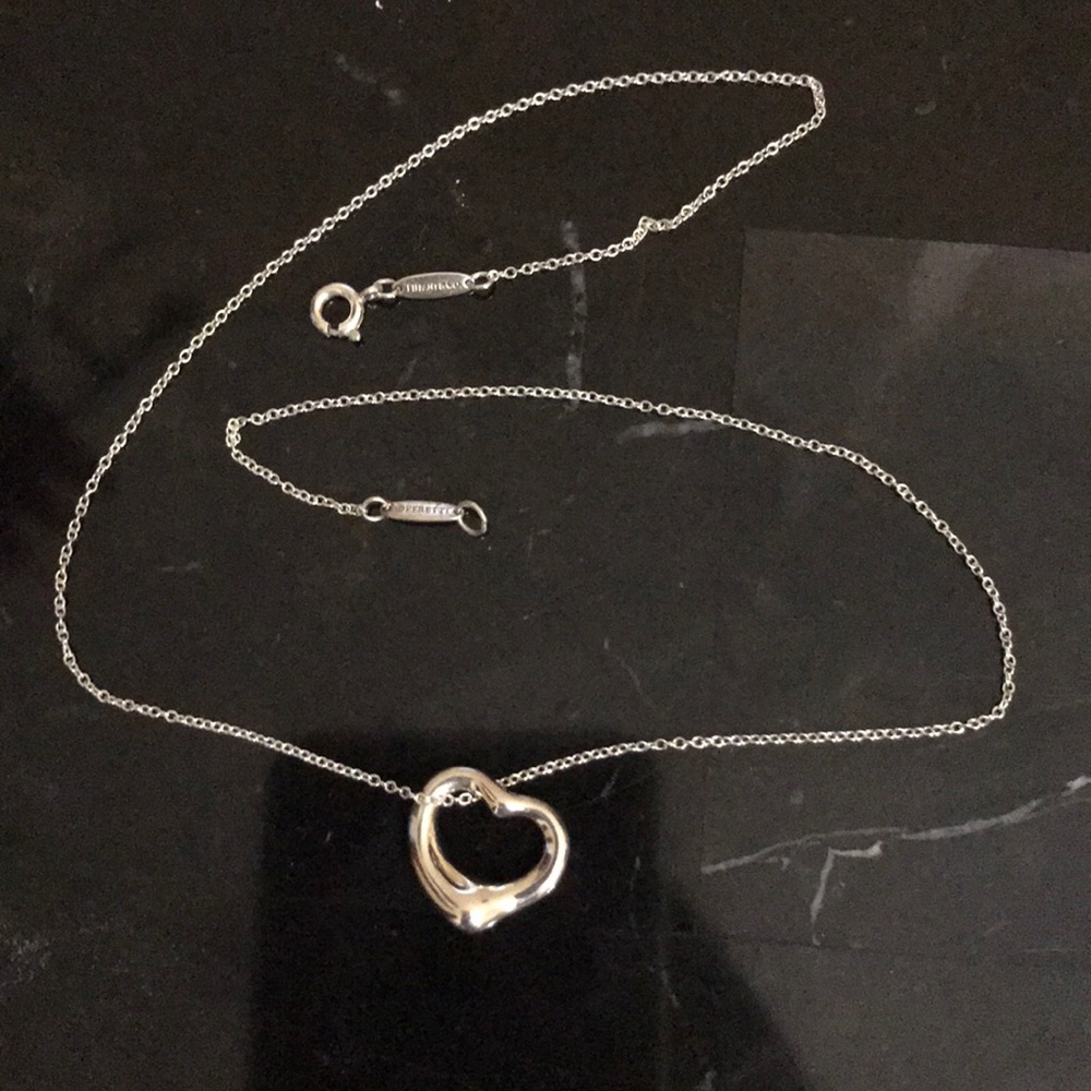 Tiffany & Co Elsa Peretti Open Heart Necklace