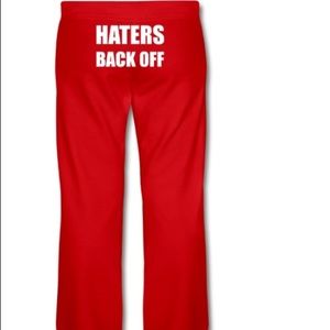 haters back off sweatpants