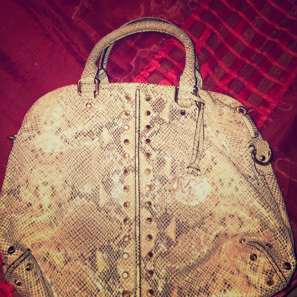 Michael Kors Snake print handbag