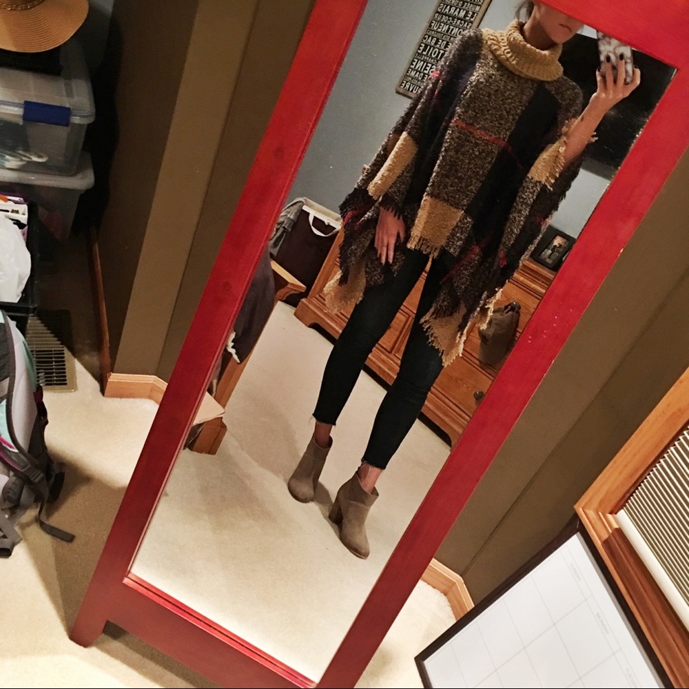 NEW — Turtle Neck Poncho