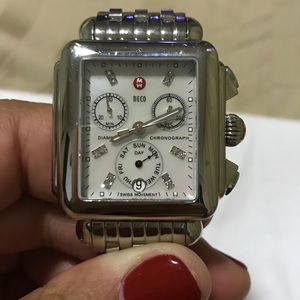 Michele Deco Day Diamond Dial ladies watch