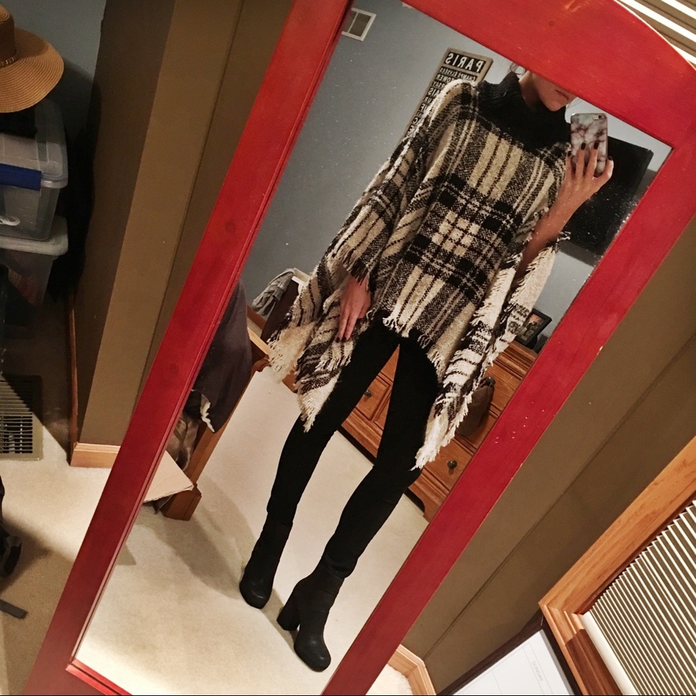 NEW — Turtle Neck Poncho