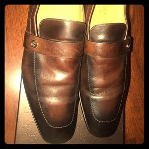 Brown Gucci Loafers