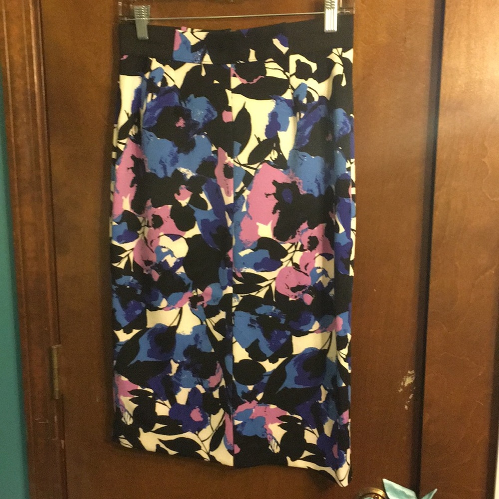 Floral Pencil Skirt