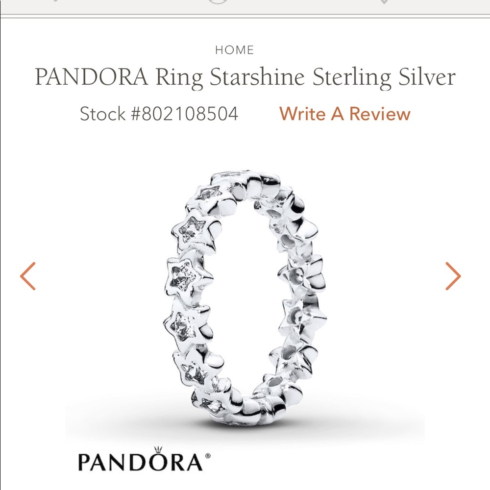 Pandora Starshine ring
