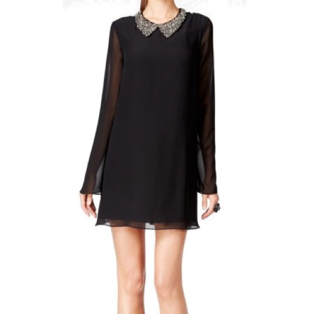 BCBG Generation Embellished Collar Shift Dress!!