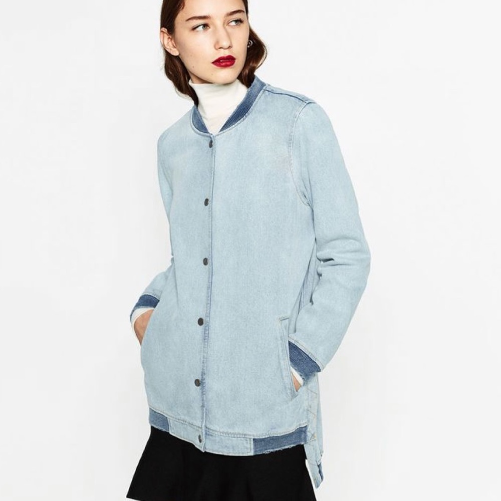 Denim Bomber Jacket