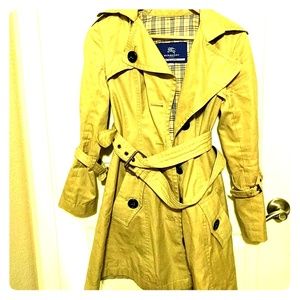 Burberry blue label trench coat