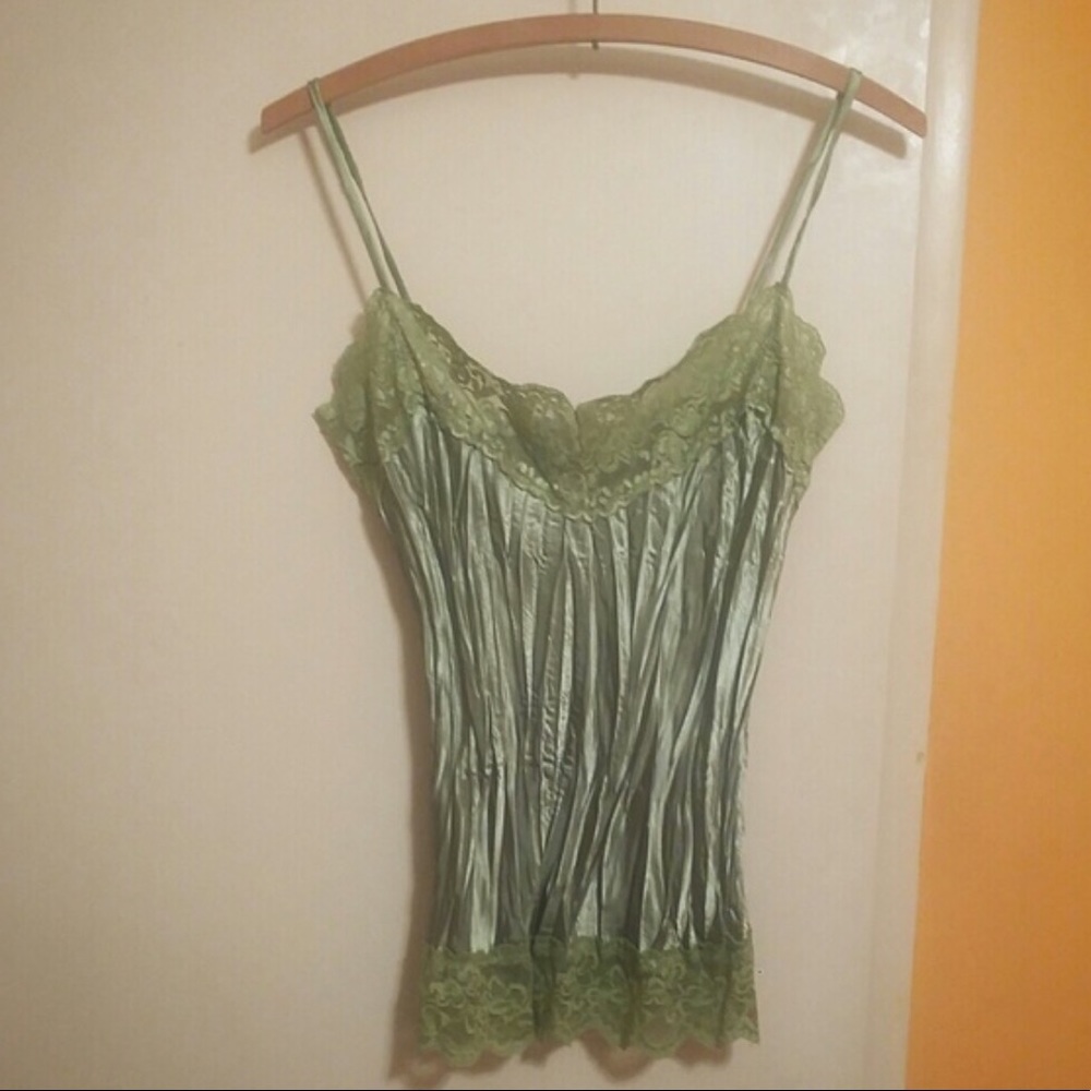 NWOT Gorgeous Satin & Lace Dressy Cami!