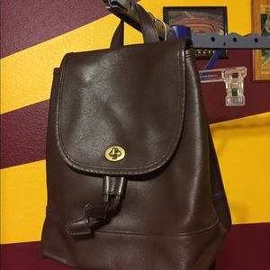 Leather bag pack