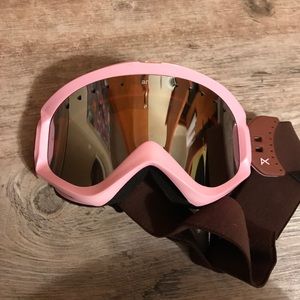 Anon snowboard/ski goggles. Pink and brown.