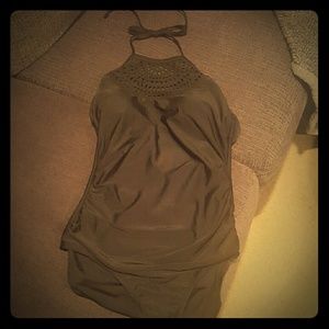 One-piece Halter Swimsuit