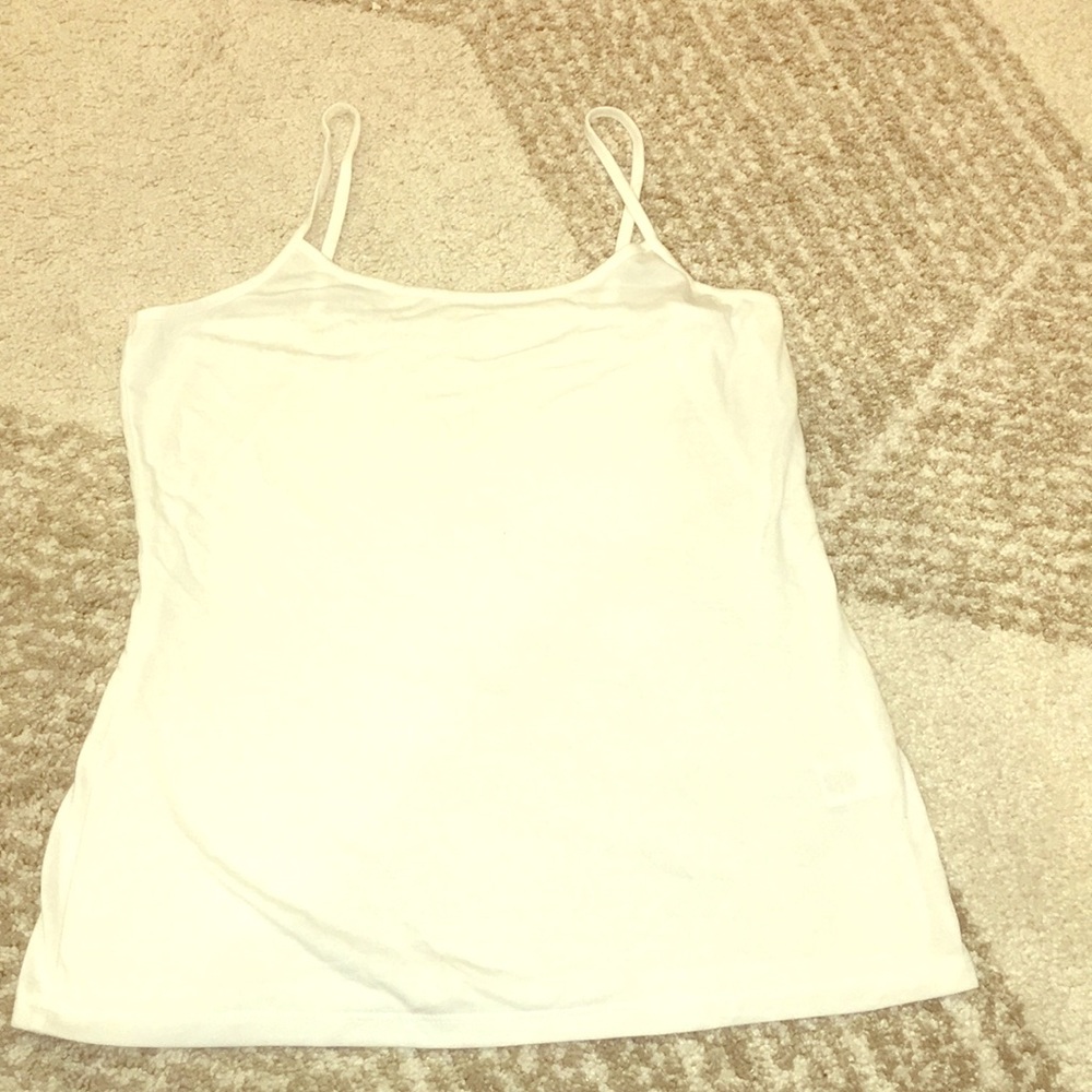 Basic white tank top