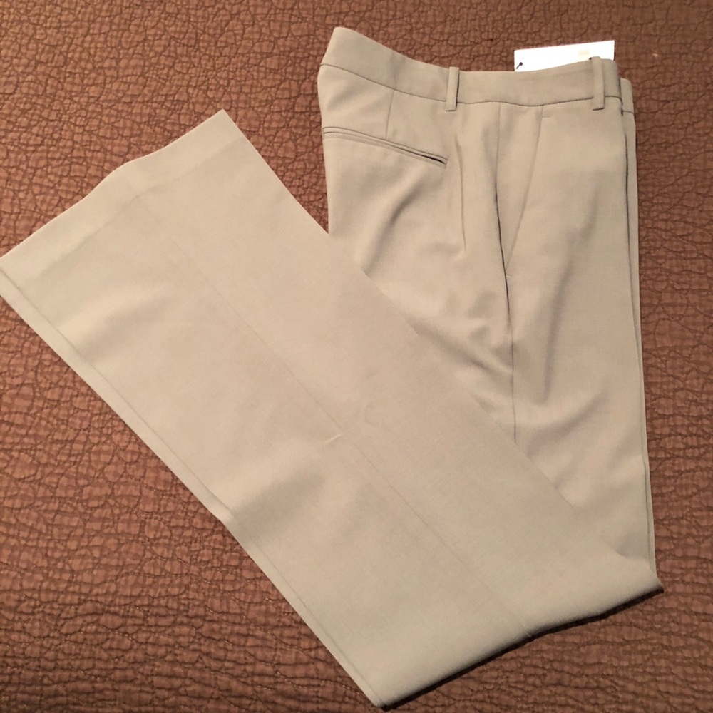 Theory Ashleen Pants in Silver Steel Taylor Sz 2